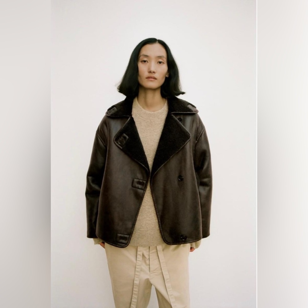 Relaxed double faced jacket from Zara